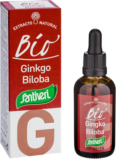 Suplement diety Santiveri Ginkgo Biloba Extract Plant 50 ml (84121700325380 - obraz 1