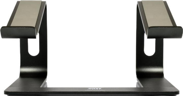 Podstawka pod laptopa PORT Designs Ergonomic Aluminium Black (3567049011031) - obraz 1