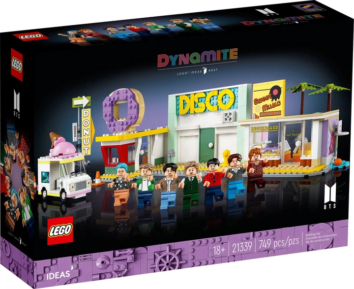 BTSセット Конструктор LEGO Ideas BTS Dynamite 749 деталей (21339) – игрушки