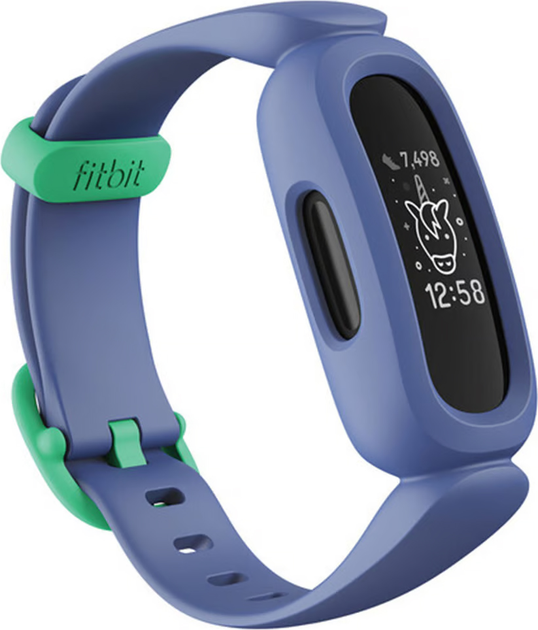 Smartband Fitbit Ace 3 Cosmic Blue / Astro Green (FB419BKBU) - obraz 1