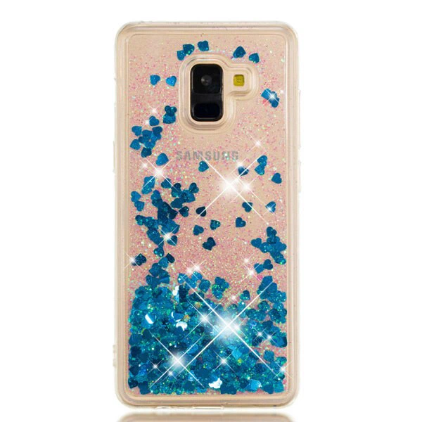 Чехол Glitter для Samsung Galaxy S9 / G960 бампер силиконовый аквариум Синий - Фото 1 Чехол Glitter для Samsung Galaxy S9 / G960 бампер силиконовый аквариум Синий - изображение 1