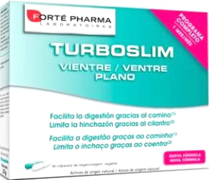 Suplement diety Forte Pharma Laboratoires Iberica Turboslim Vientre Plano 56 szt. (8470001743275) - obraz 1