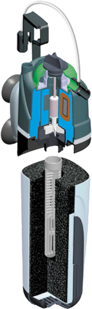 Внутрішній фільтр AquaEl Fan Mini Plus (101786) (5905546030687) - зображення 2