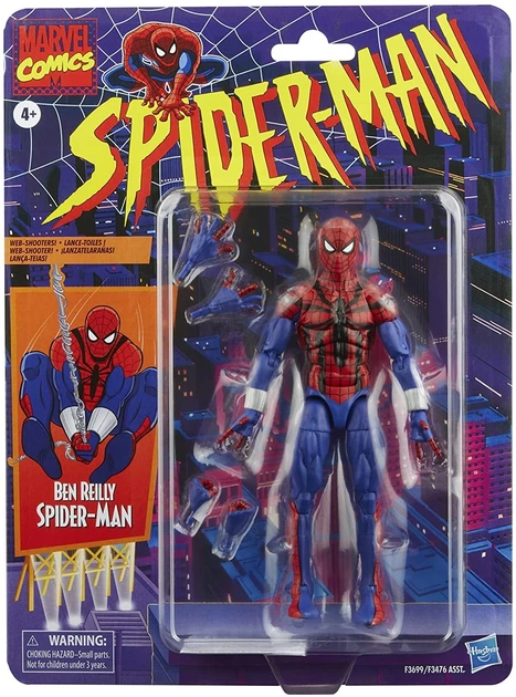 Людина-павук Бен Рейлі Spider-Man Marvel Legends Series 6-inch Ben Reilly Action Figure Hasbro - Фото 2 Людина-павук Бен Рейлі Spider-Man Marvel Legends Series 6-inch Ben Reilly Action Figure Hasbro - зображення 2