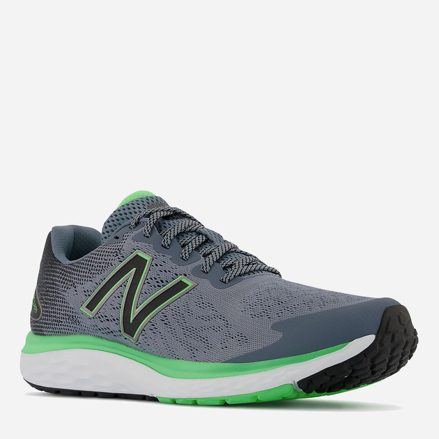 Чоловічі кросівки для бігу New Balance 680 M680CG7 43 (9.5US) 27.5 см Сірий/Зелений (195907662342) - зображення 2