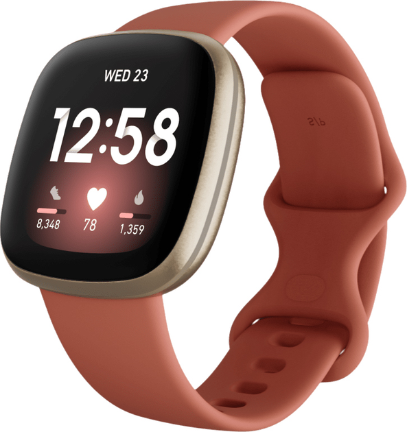 Smartwatch Fitbit Versa 3 Gold/Pink (FB511GLPK) - obraz 1