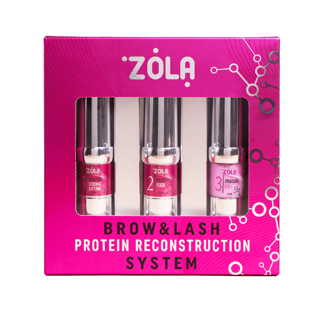 Набор для ламинирования Brow&Lash Protein Reconstruction System Zola - Фото 1 Набор для ламинирования Brow&Lash Protein Reconstruction System Zola - изображение 1