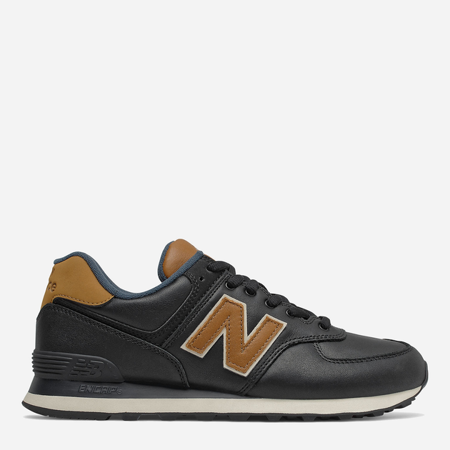Buty sportowe męskie do kostki New Balance 574 ML574OMD 40.5 (7.5US) 25.5 cm Czarny/Brązowy (739980521259) - obraz 1