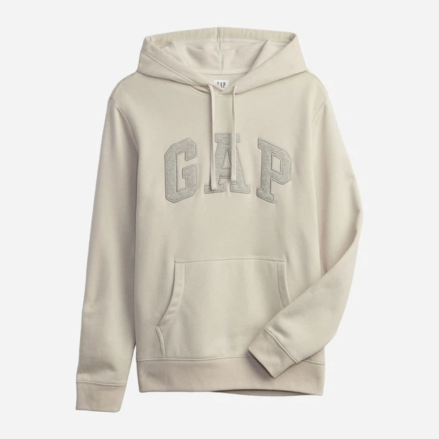 Bluza męska z kapturem kangurka GAP 738102-10 XL Biała (1200060710027) - obraz 3