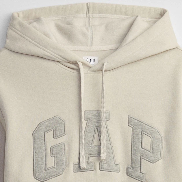 Bluza męska z kapturem kangurka GAP 738102-10 XL Biała (1200060710027) - obraz 4