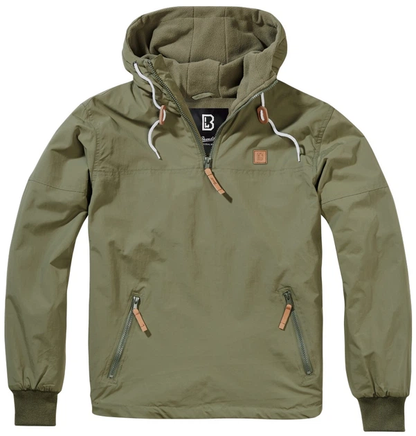 Анорак на флисе Brandit Luke windbreakerм L олива ( 9393.1. L ) - Фото 1 Анорак на флисе Brandit Luke windbreakerм L олива ( 9393.1. L ) - изображение 1
