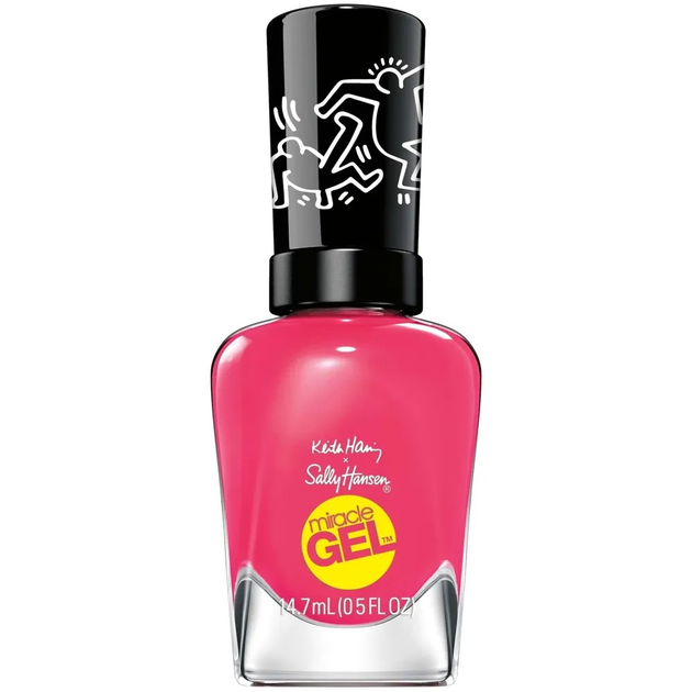 Лак для нігтів Sally Hansen Keith Haring 923 Pop H-art 14.7 мл (3616304745881) - зображення 1