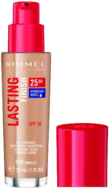 Тональна основа Rimmel Lasting Finish 160 Vanilla 30 мл (3616301236016) - зображення 1