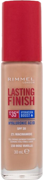 Тональна основа Rimmel Lasting Finish Hydration Boost 35 H 150 Rose Vanilla 30 мл (3616304825071) - зображення 1