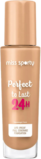 Podkład Miss Sporty Perfect To Last 24H Foundation 201 Classic Beige 30 ml (3616302970353) - obraz 1