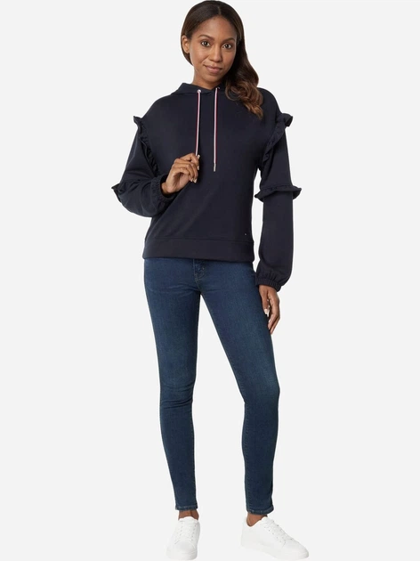 Худи теплое женское Tommy Hilfiger 703414713 3X Синее (1159790027) - Фото 4 Худи теплое женское Tommy Hilfiger 703414713 3X Синее (1159790027) - изображение 4