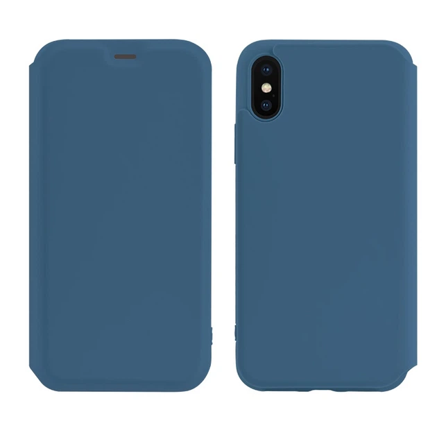 Чехол-книга Hoco Colorful series liquid silicone case для Apple iPhone X / XS Blue - Фото 1 Чехол-книга Hoco Colorful series liquid silicone case для Apple iPhone X / XS Blue - изображение 1