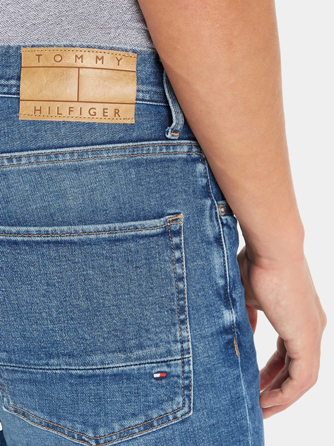 Джинси Regular fit чоловічі Tommy Hilfiger Fitted Straight MW0MW32079 34 Сині (8720644103326) - зображення 3