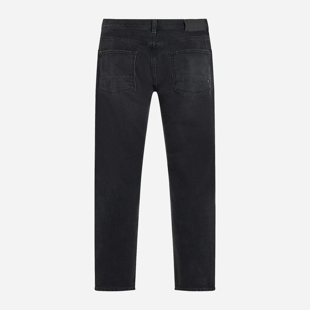 Jeansy regular fit męskie Tommy Hilfiger Fitted Straight MW0MW32080 30 Czarne (8720644193907) - obraz 5