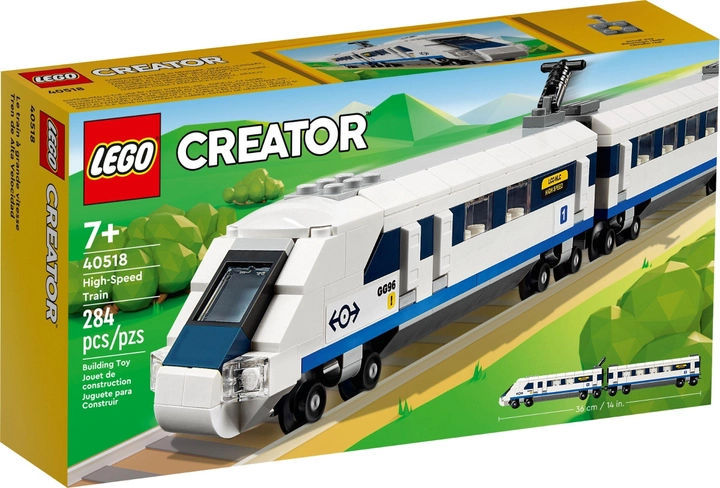 Zestaw klocków Lego Creator Expert Pociąg szybkobieżny 284 części (40518) - obraz 1