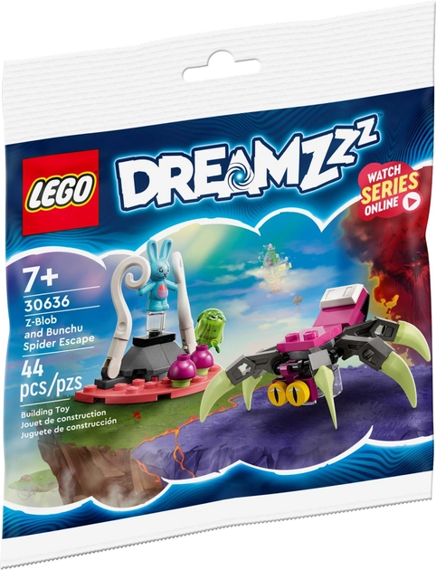 Конструктор LEGO DREAMZzz Втеча павуків З-Блоба і Бунчу 44 деталі (30636) - зображення 1