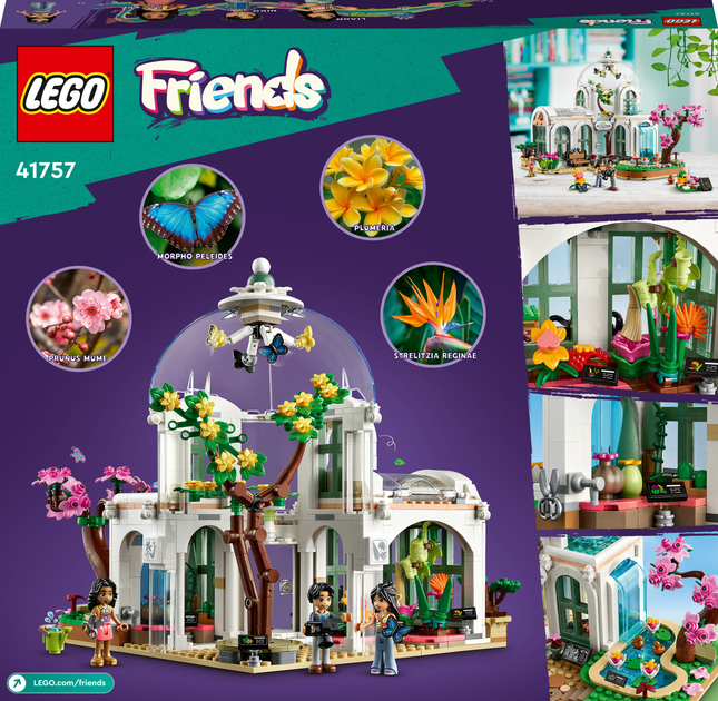 Zestaw klocków LEGO Friends Ogród botaniczny 1072 elementy (41757) - obraz 14