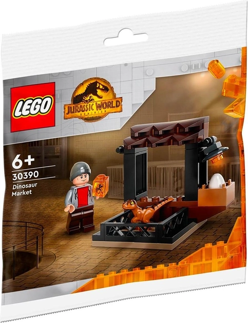 Zestaw klocków Lego Jurassic World Rynek dinozaurów 30 części (30390) - obraz 1