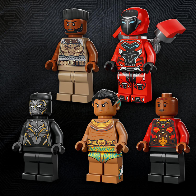 Zestaw klocków LEGO Super Heroes Marvel Czarna Pantera: wojna na wodzie 545 elementów (76214) - obraz 6