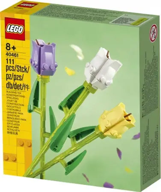 Zestaw klocków LEGO Creator Tulipany 111 elementów (40461) - obraz 1