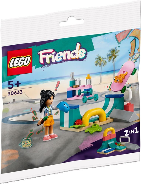 Zestaw klocków LEGO Friends Rampa deskorolkowa 42 elementy (30633) - obraz 1