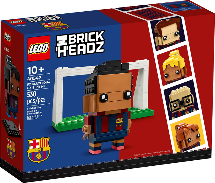 Zestaw klocków LEGO BrickHeadz Portret z klocków - FC Barcelona 530 elementów (40542) - obraz 1