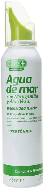 Раствор морской соли с ромашкой и алоэ вера Care+ Agua De Mar Manzanilla y Aloe Vera 125 мл (8470001829696) - изображение 1