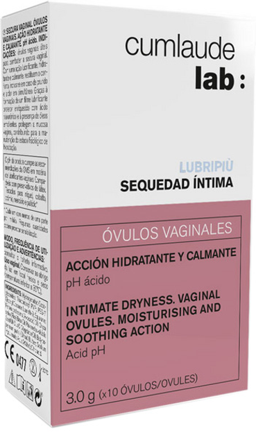 Таблетки Cumlaude LubripiU Vaginal Ovuli 10 шт (8428749878209) - изображение 1