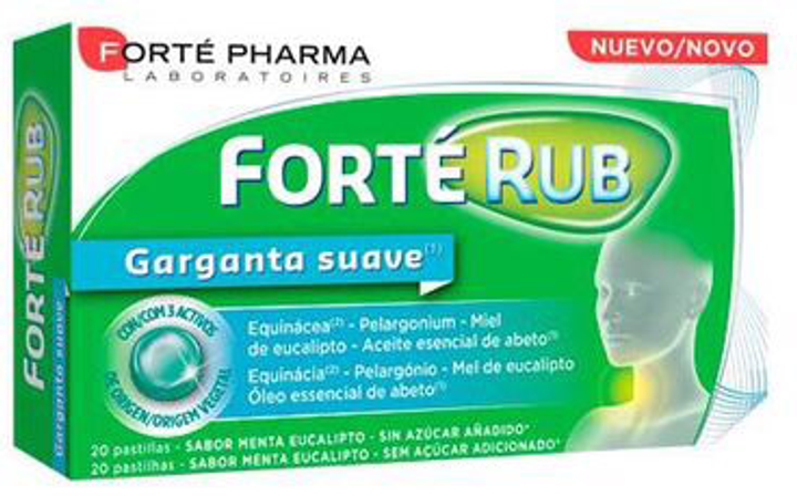Льодяники від болю в горлі Forte Pharma Forte Rub Soft Throat 20 шт (8470001957870) - зображення 1