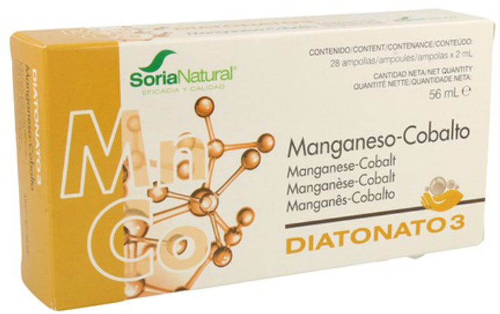Дієтична добавка Soria Diatonato 1 Manganeso 28 ампул х 2 мл (8422947170295) - зображення 1