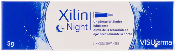 Гель для лікування сухості очей Vitaflor Visufarma Xilin Night Multidose 5 г (5060361080085) - зображення 2