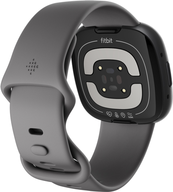 Smartwatch Fitbit Sense 2 Shadow Grey/Graphite (FB521BKGB) - obraz 5