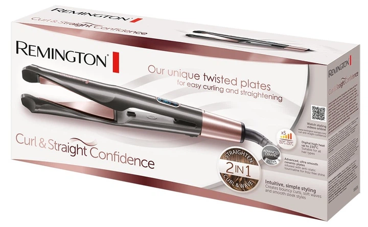 Утюжок (Выпрямитель) для волос Remington S6606 Curl & Straight Confidence - Фото 8 Утюжок (Выпрямитель) для волос Remington S6606 Curl & Straight Confidence - изображение 8