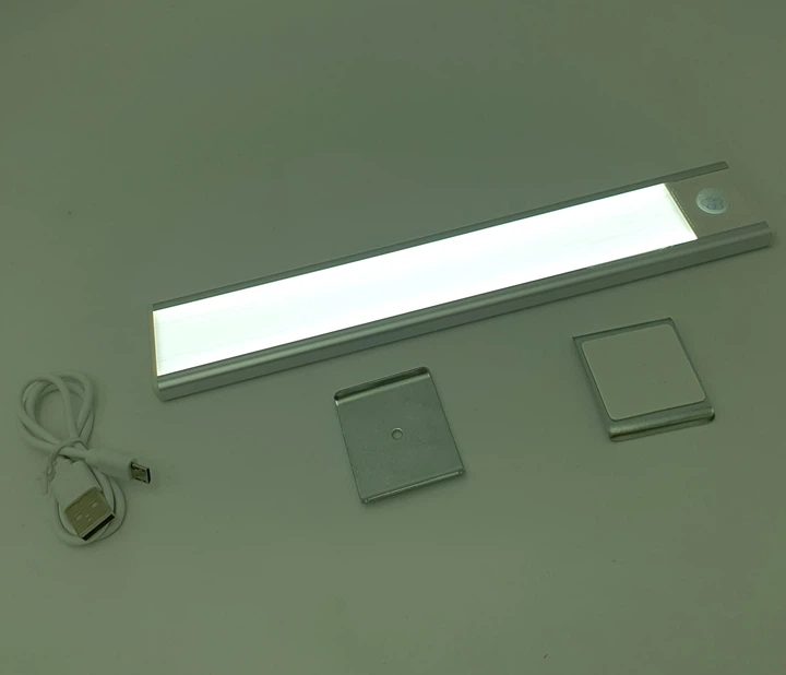 Аккумуляторная LED лампа 23см с датчиком движения и магнитным креплением свечение до 5 часов сенсорный светильник UKC HYSS 8636 - изображение 4