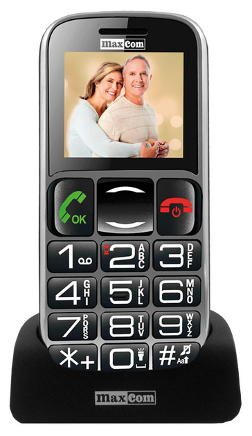 Telefon komórkowy Maxcom Comfort MM462BB Black (MM462BBCZA) - obraz 1