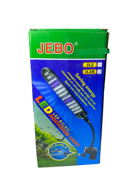 LED лампа на прищіпці JEBO 2W 28Leds Blue Leds 4 - изображение 2