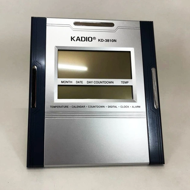 Электронный многофункциональный будильник Kadio KD-3810N, настольные электронные часы - изображение 10