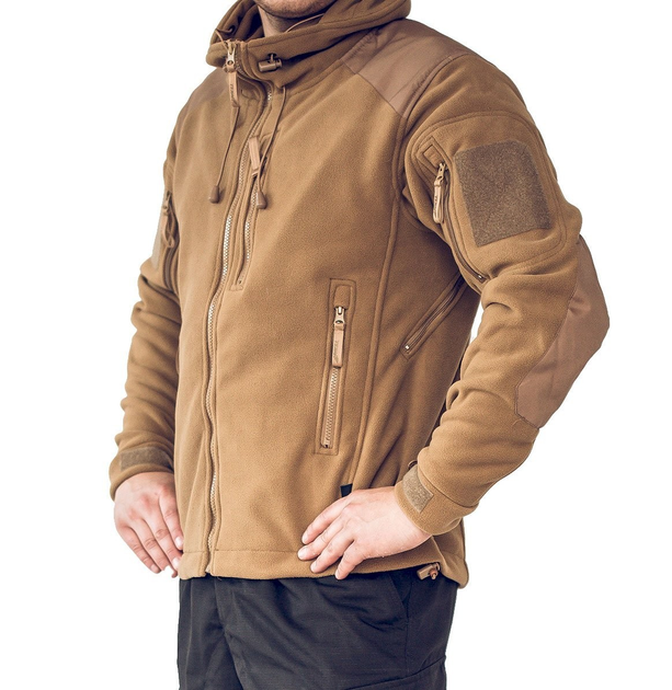 Куртка тактична флісова Texar Husky Койот M - зображення 1
