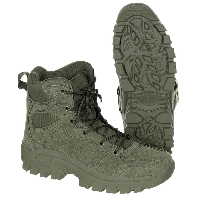 Тактичні черевики берци MFH Commando Олива 46 - зображення 1
