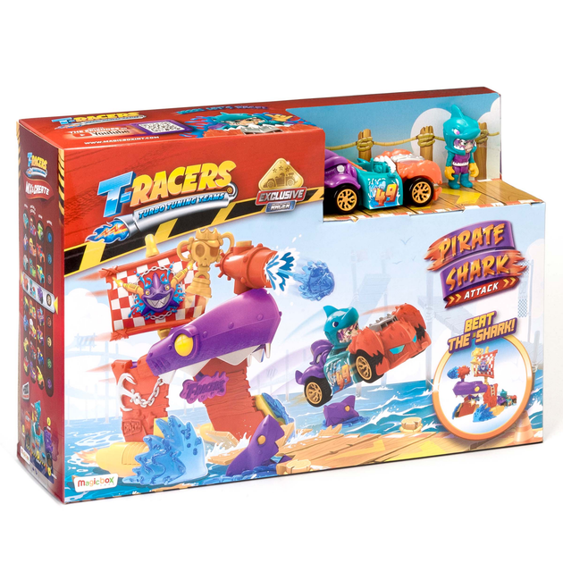 Wyrzutnia Magic Box T-Racers Pirate Shark Playset (PTRSD014IN20) (8431618018583) - obraz 2