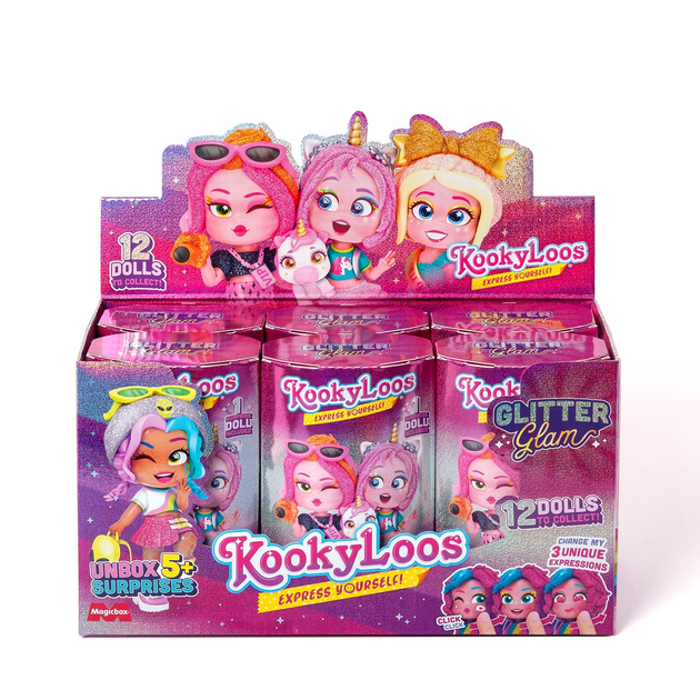 Фігурка Jazwares KookyLoos Glitter Glam Серія 5 (SQDI00016) (8431618026519) - зображення 1