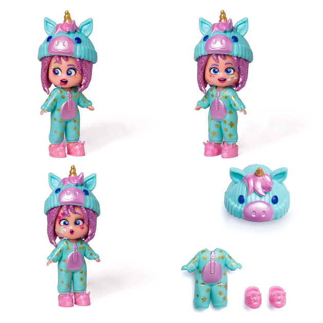 Figurka Jazwares KookyLoos Glitter Glam Seria 5 lalka 1 szt (SQDI00016) (8431618026519) - obraz 8