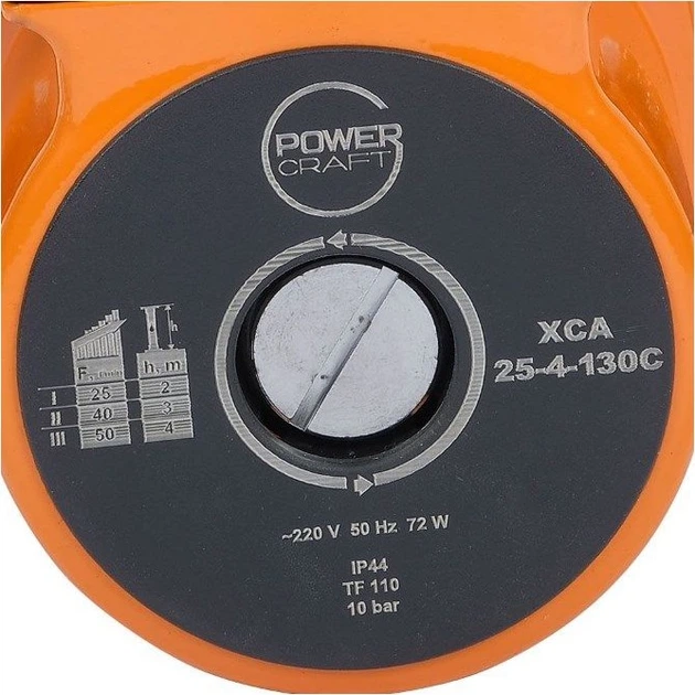 Насос циркуляционный Powercraft DCA 25-4-130 (182168W) - изображение 9