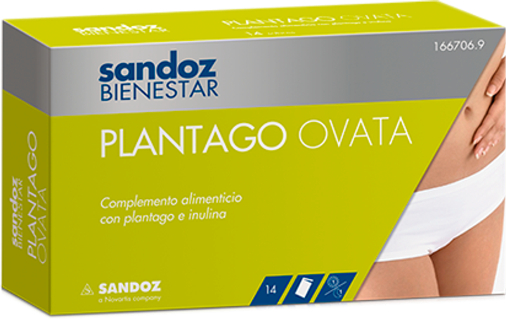 Дієтична добавка Sandoz Bienestar Plantago Ovata 14 саше (8470001667069) - зображення 1