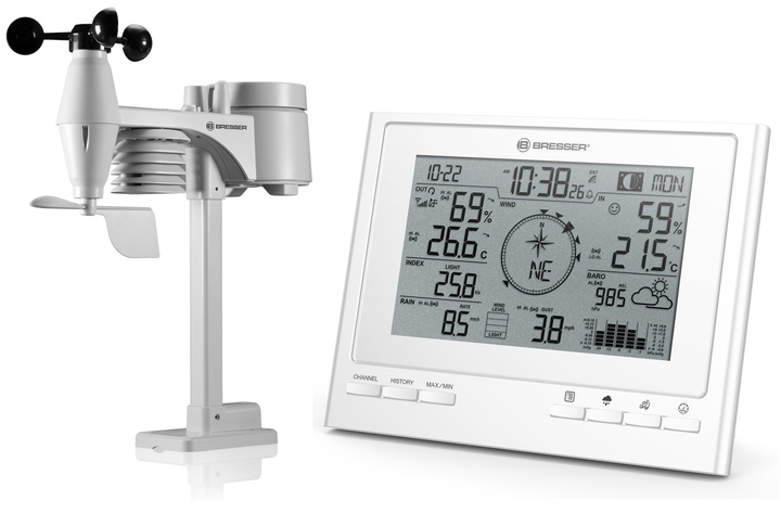 Метеостанция Bresser 7-in-1 Exclusive Line Weather Center Climate Scout (7003100GYE000) - изображение 1